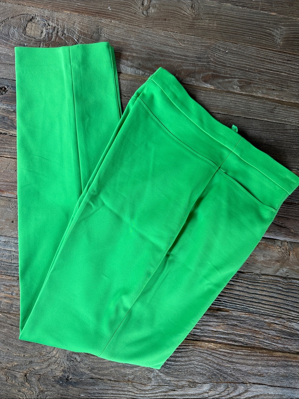 Akris‎ Punto Franca emerald green stretch tapered pant $520 - Picture 4 of 10